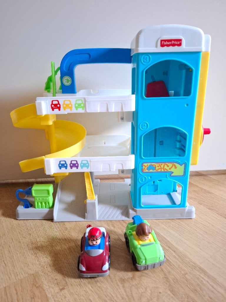 Fisher Price Little People Garage Speelset, Kinderen en Baby's, Ophalen, Zo goed als nieuw, Speelset