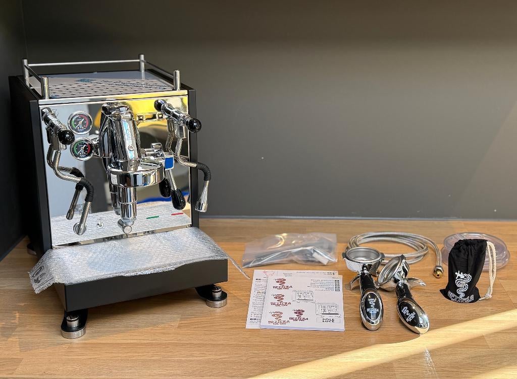 Bezzera Sole PID Zwart, Nieuw, Witgoed en Apparatuur, Koffiezetapparaten, Espresso apparaat, Nieuw, Afneembaar waterreservoir