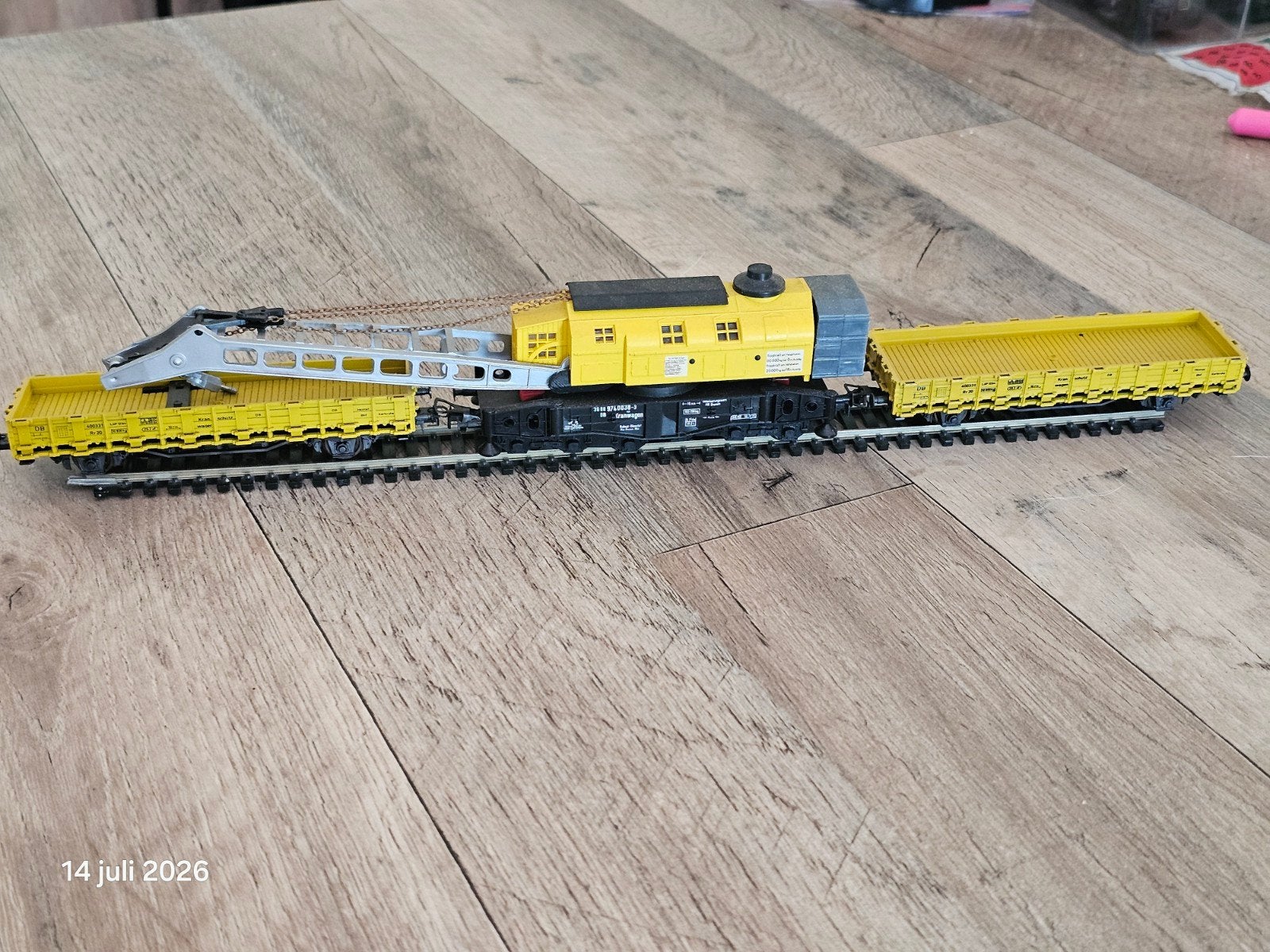 Roco HO Modelspoor Kraanwagen met Begeleidingswagens, Gebruikt, Gelijkstroom of Wisselstroom, Wagon, Ophalen of Verzenden