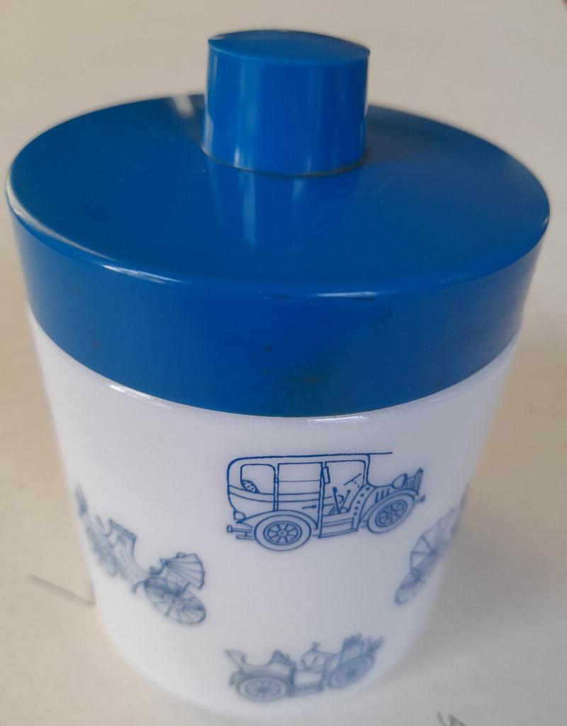 Voorraadpot Mokka oploskoffie - Opal, Antiek en Kunst, Curiosa en Brocante, Verzenden