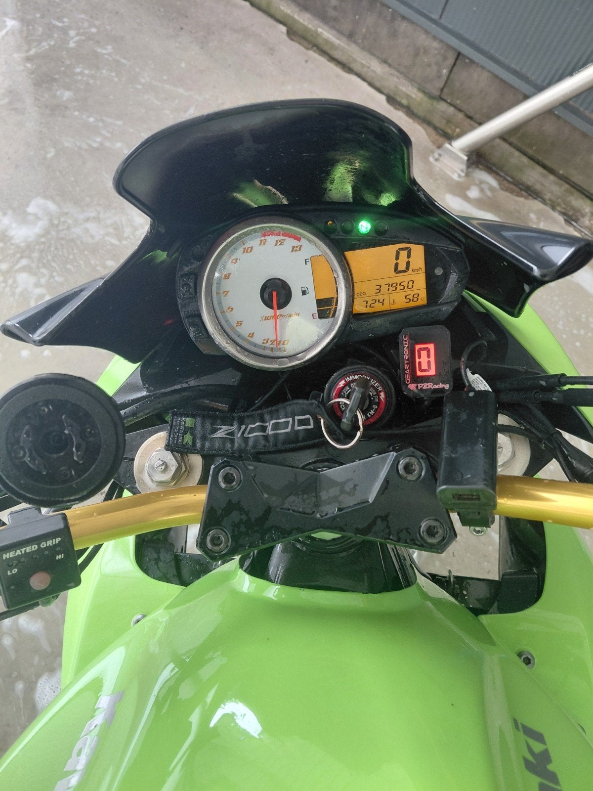 Kawasaki Z1000 Groen - Nette Naked Bike, 4 cilinders, Gebruikt, Particulier, Meer dan 35 kW