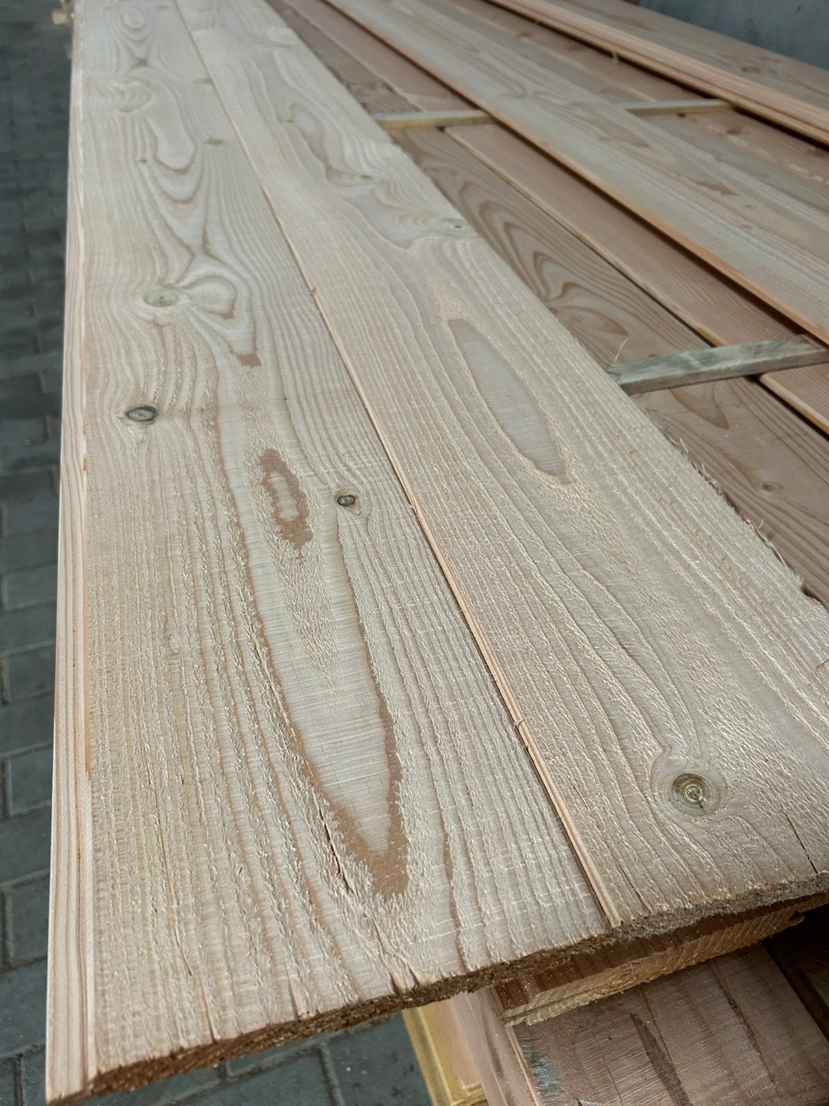 Douglas dakbeschot wisselsponningplanken gevelbekleding, Ophalen, Minder dan 25 mm, Nieuw, Plank