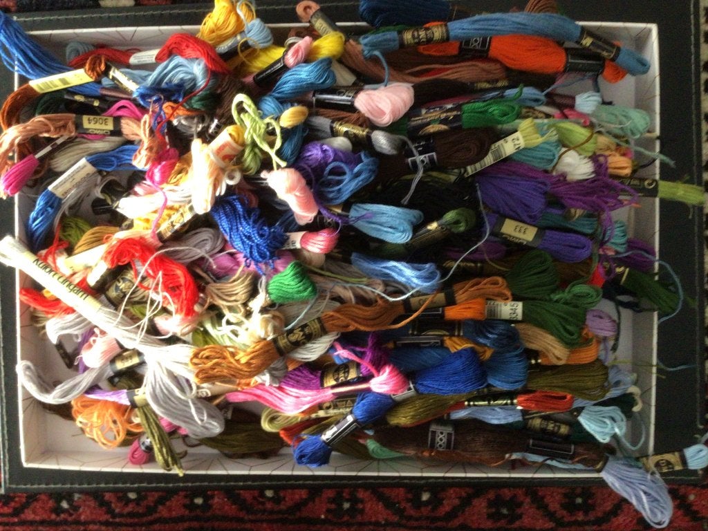Borduurgaren, Ophalen of Verzenden, Zo goed als nieuw, Handborduren, Borduurgaren of Zijde