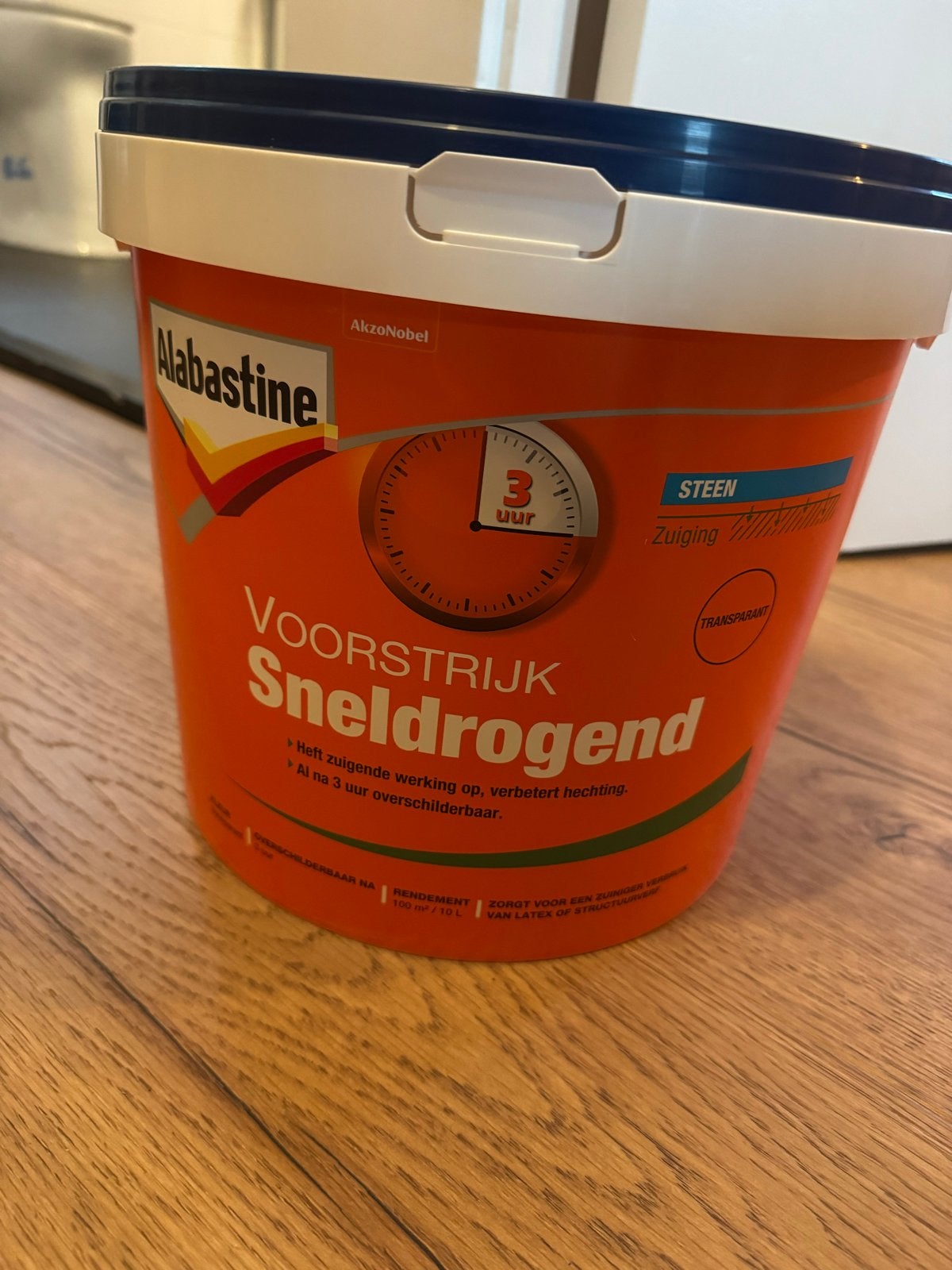 Alabastine Voorstrijk Sneldrogend 10 liter - Nieuw, 10 tot 15 liter, Ophalen, Nieuw, Verf