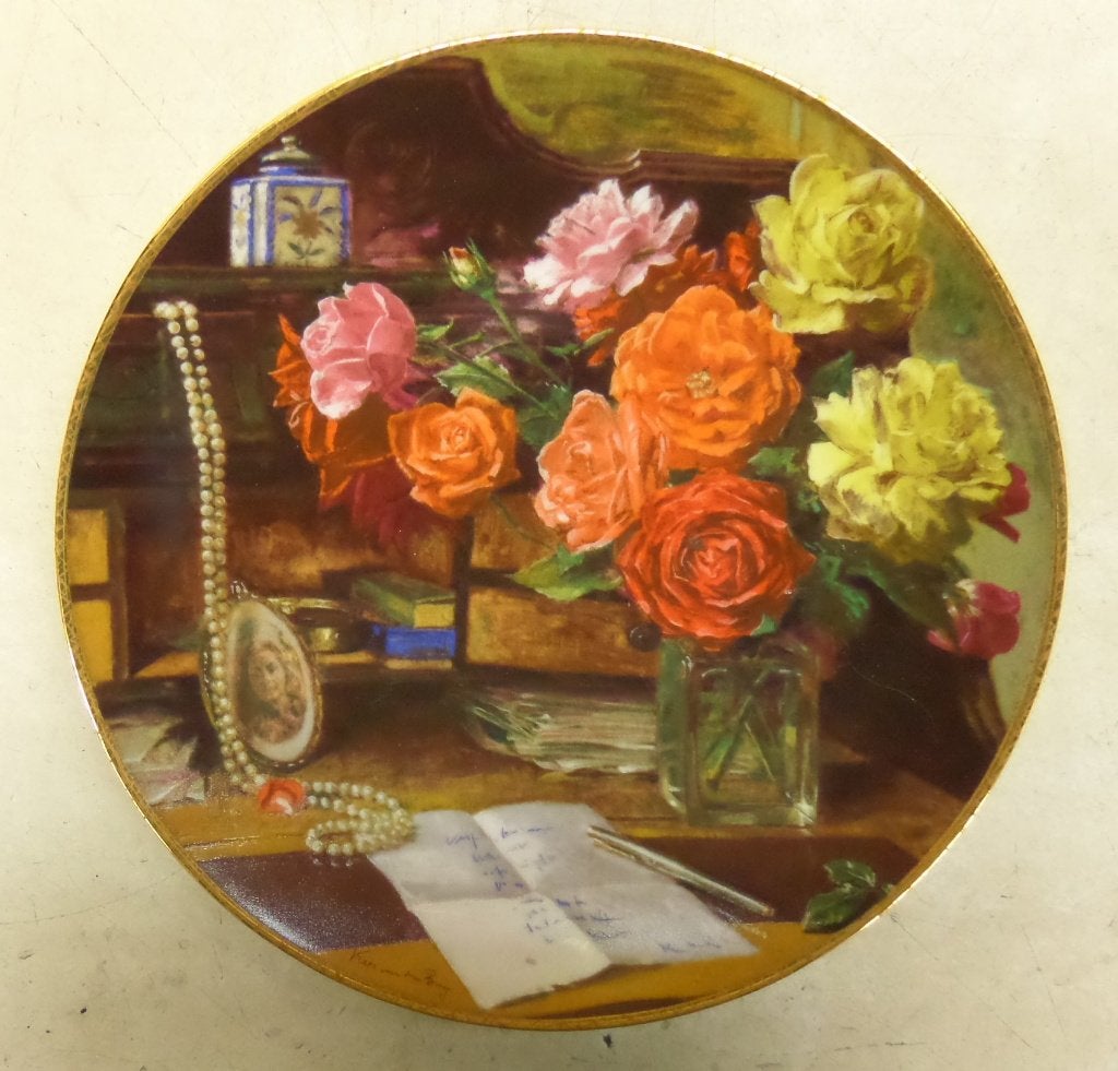 Vijf Sierborden/Wandborden Stillevens van Kees van den Berg, Antiek en Kunst, Antiek | Wandborden en Tegels, Ophalen