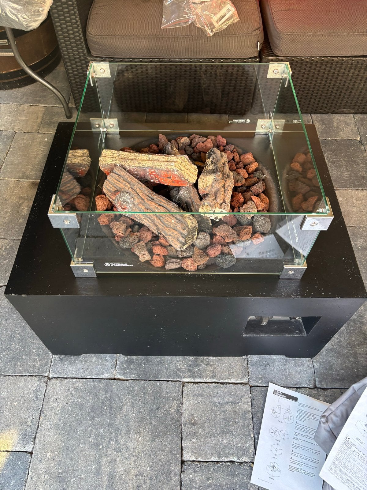 Happy Cocooning Vuurtafel - Zo goed als nieuw, Ophalen, Zo goed als nieuw, Vuurkorf