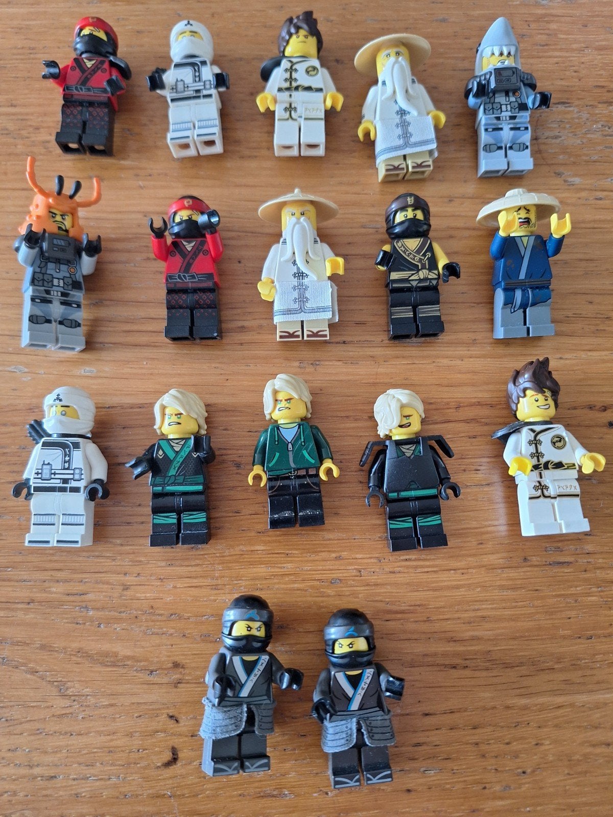 lego figuren Ninjago 17stuks (movie), Lego, Ophalen of Verzenden, Zo goed als nieuw, Minifiguur