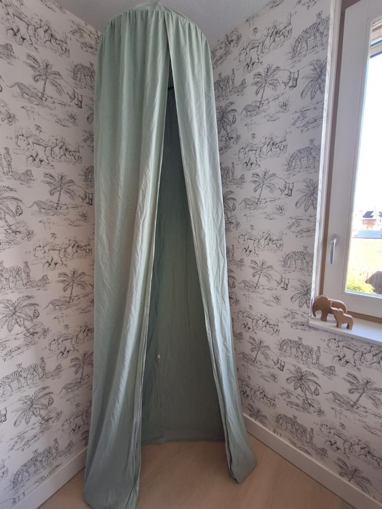 Mooie lichtgroene klamboe voor baby- of kinderkamer, Kinderen en Baby's, Kinderkamer | Inrichting en Decoratie, Zo goed als nieuw