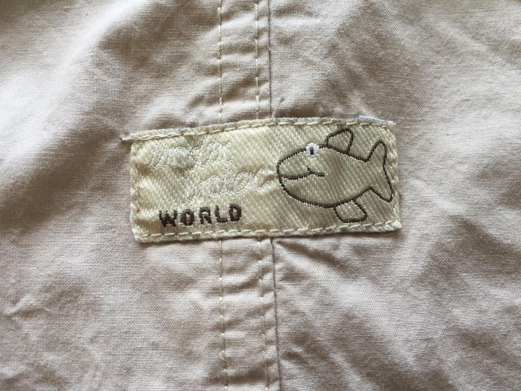 Beige katoenen overgooier - maat 74 - Eco World, Ophalen of Verzenden, Zo goed als nieuw, Meisje, Overige typen