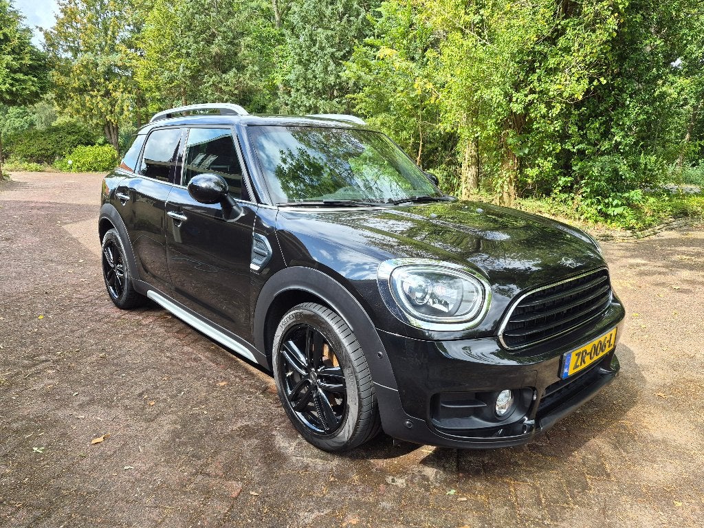 Mini Countryman One 1.5 165pk Aut. 2019 Zwart, Countryman, Leder en Stof, Zwart, 75 €/maand