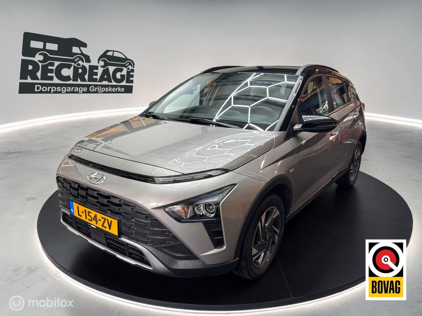 Hyundai Bayon 1.0 T-GDI Comfort | mild-hybride | airco |, Auto's, Voorwielaandrijving, Dealer onderhouden, 450 kg, Gebruikt