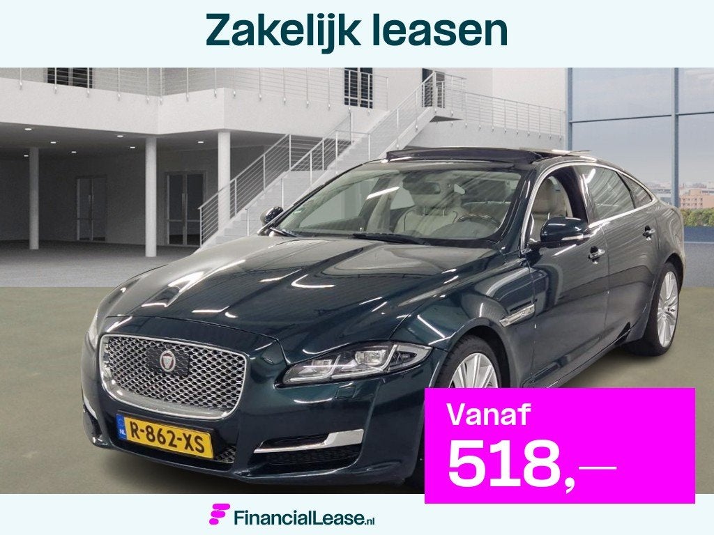 Jaguar XJ 3.0 V6 SC AWD Portfolio LWB|CHAFFEURSPAKKET|, Automaat, Dealer onderhouden, Gebruikt, Euro 6