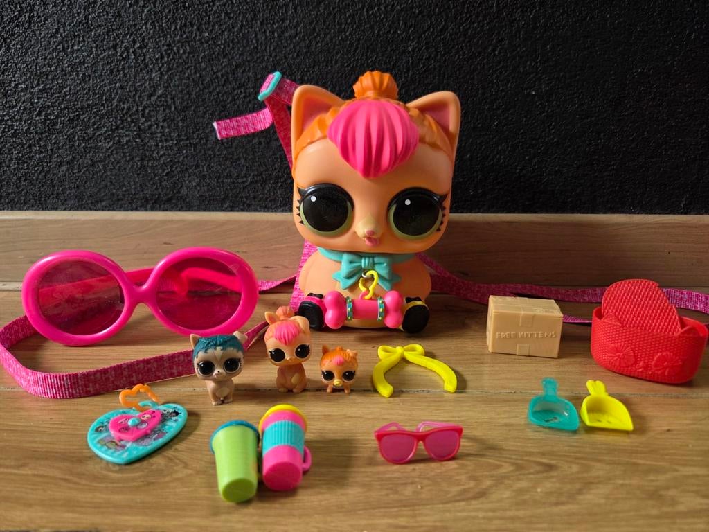 L.O.L. Surprise! Big B.B. Kitty Queen met accessoires, Ophalen of Verzenden