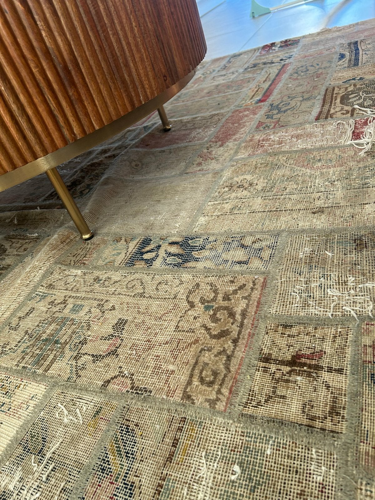 Handgemaakt Perzisch tapijt -, Huis en Inrichting, Ophalen of Verzenden, Gebruikt, Beige