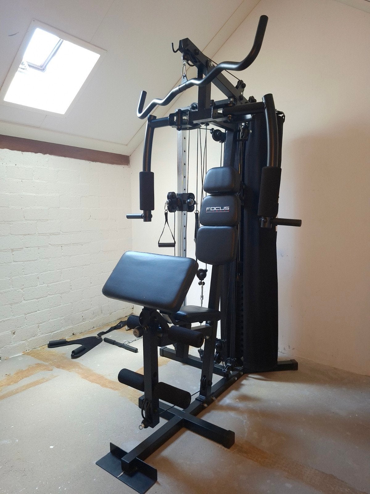 Complete Home Gym Set: Focus Fitness Unit, Fitbike & meer, Ophalen, Zo goed als nieuw
