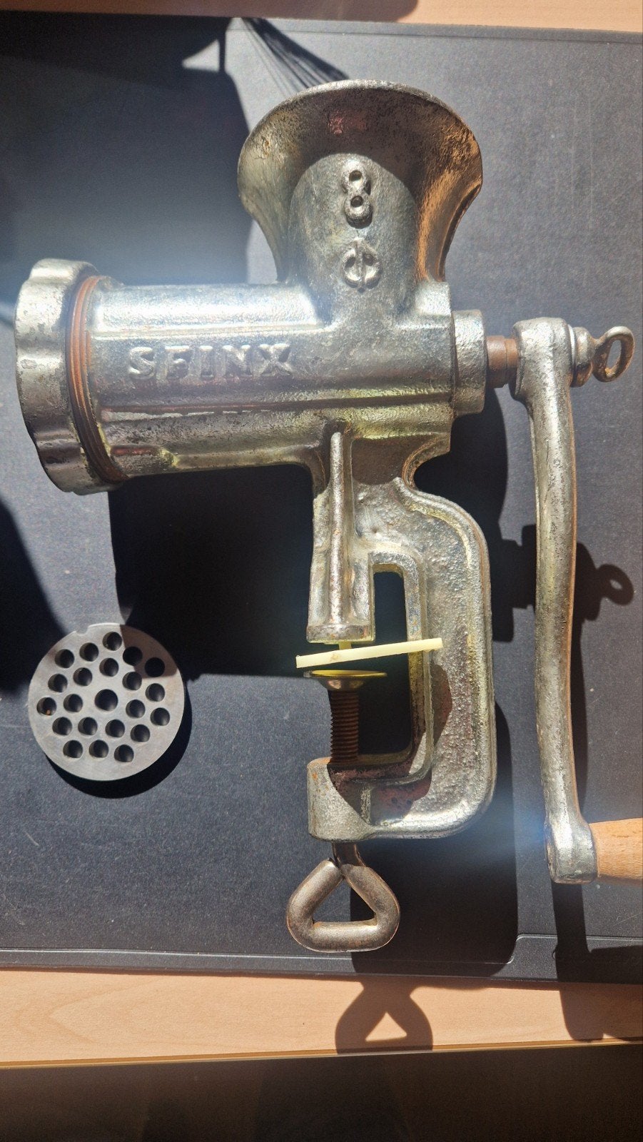 Vintage Vleesmolen Kovosmalt Filakovo Made in Czechoslovakia, Antiek en Kunst, Ophalen of Verzenden