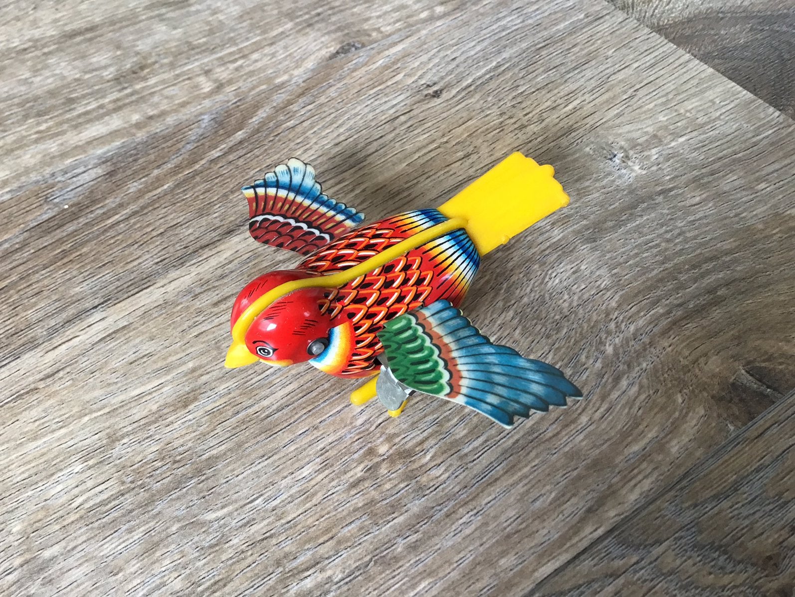 Blikken speelgoed vogel ., Ophalen of Verzenden
