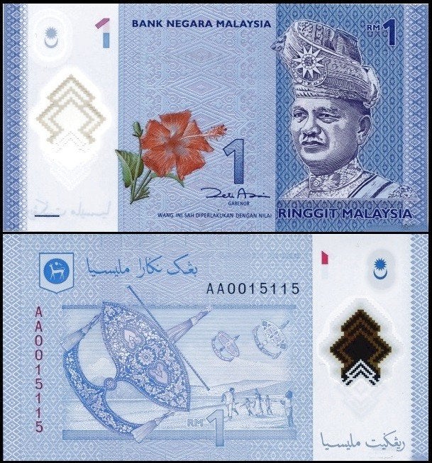 Bankbiljetten Malaysia, Ophalen of Verzenden, Midden-Oosten