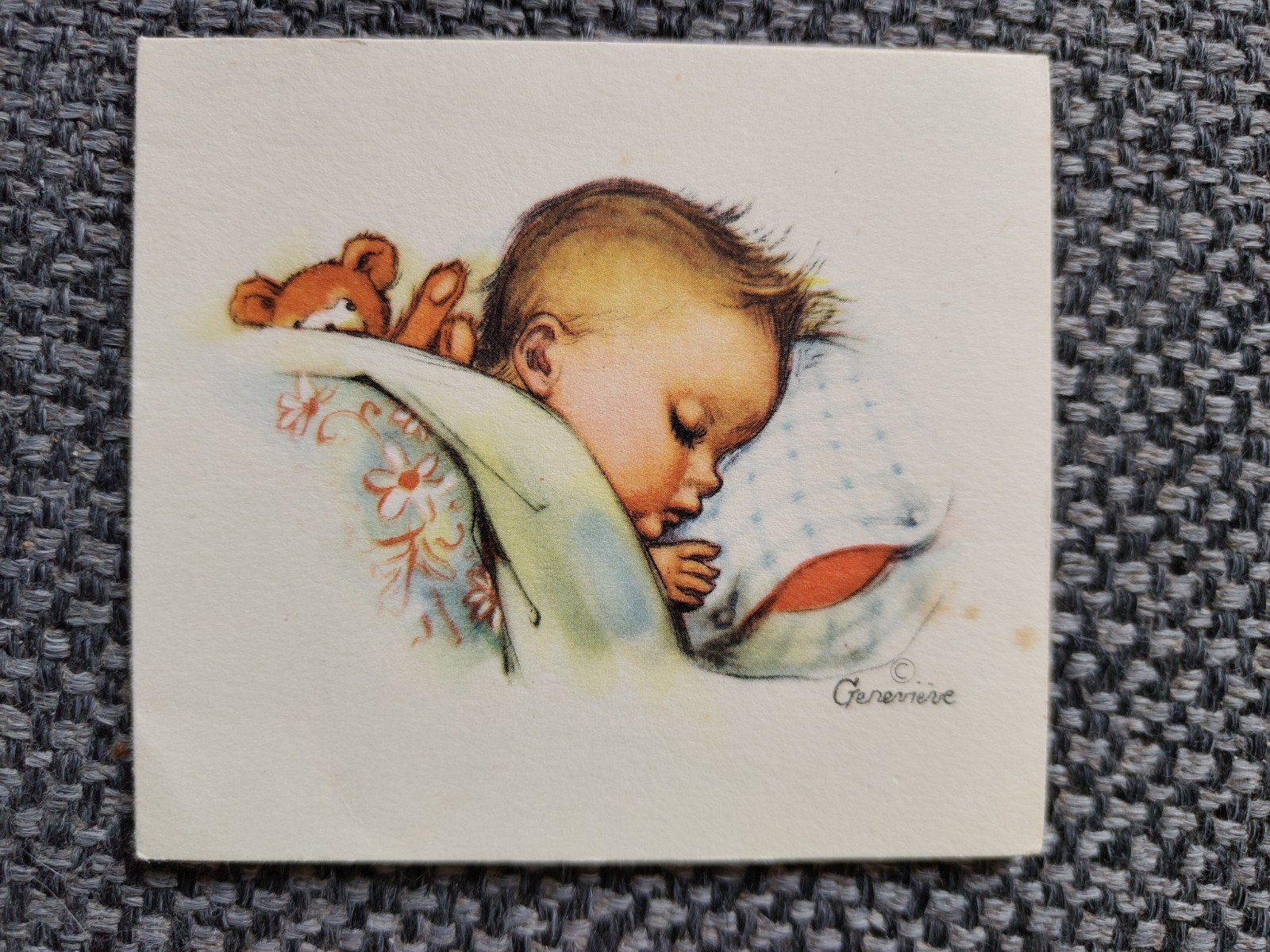 Elizabeth te Deventer, Ophalen of Verzenden, Voor 1970, Geboortekaartje