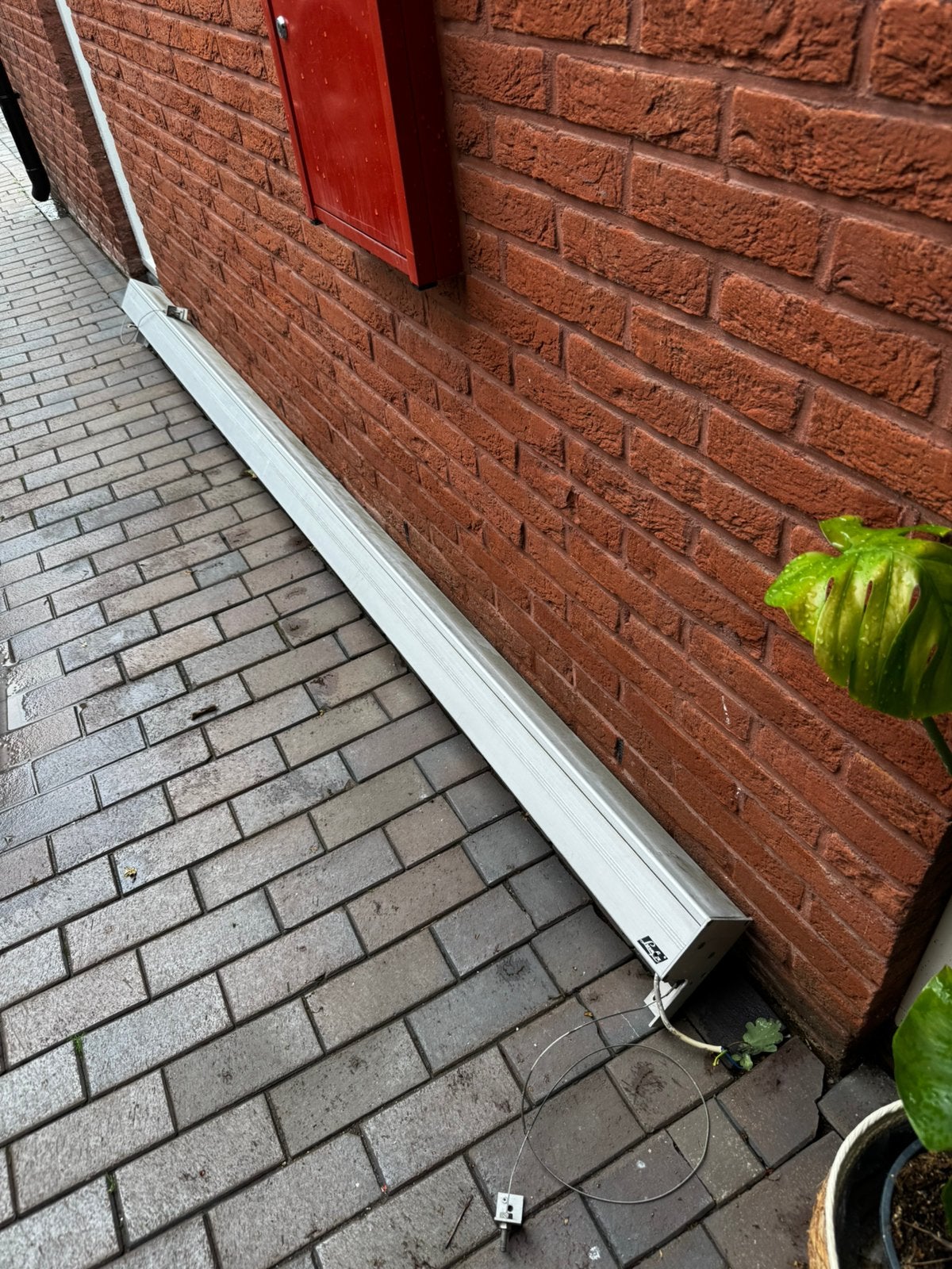 Elektrisch screen - Luxaflex - 272cm breed, Ophalen, Zo goed als nieuw