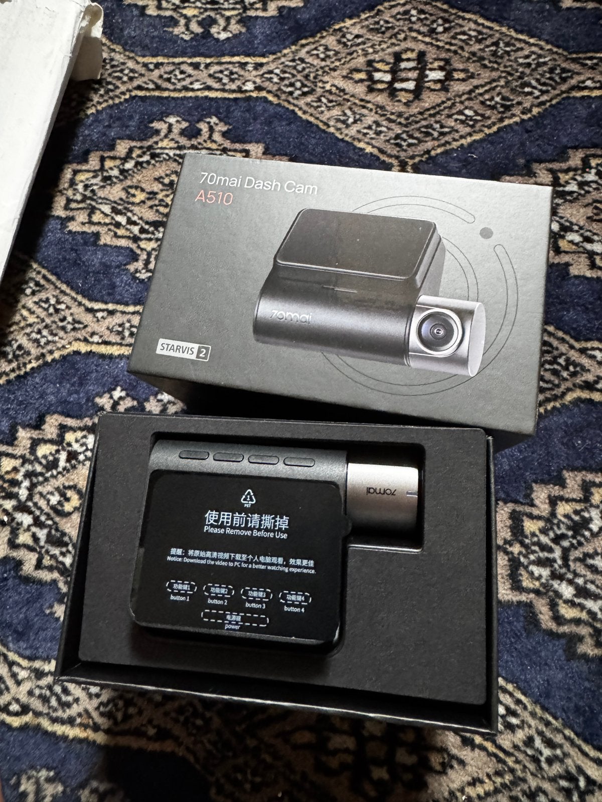 gloednieuwe 70mai DashCam A510, dashcam, Ophalen of Verzenden, Nieuw