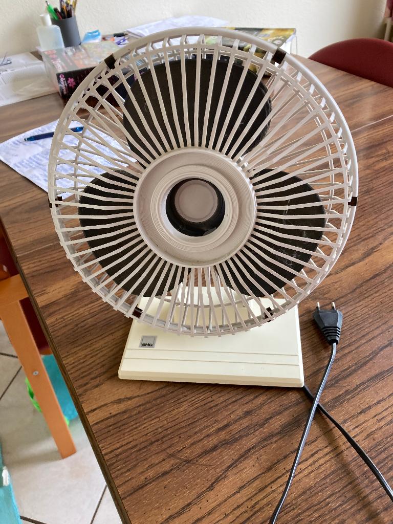Tafel ventilator., Ophalen of Verzenden, Gebruikt, Tafelventilator