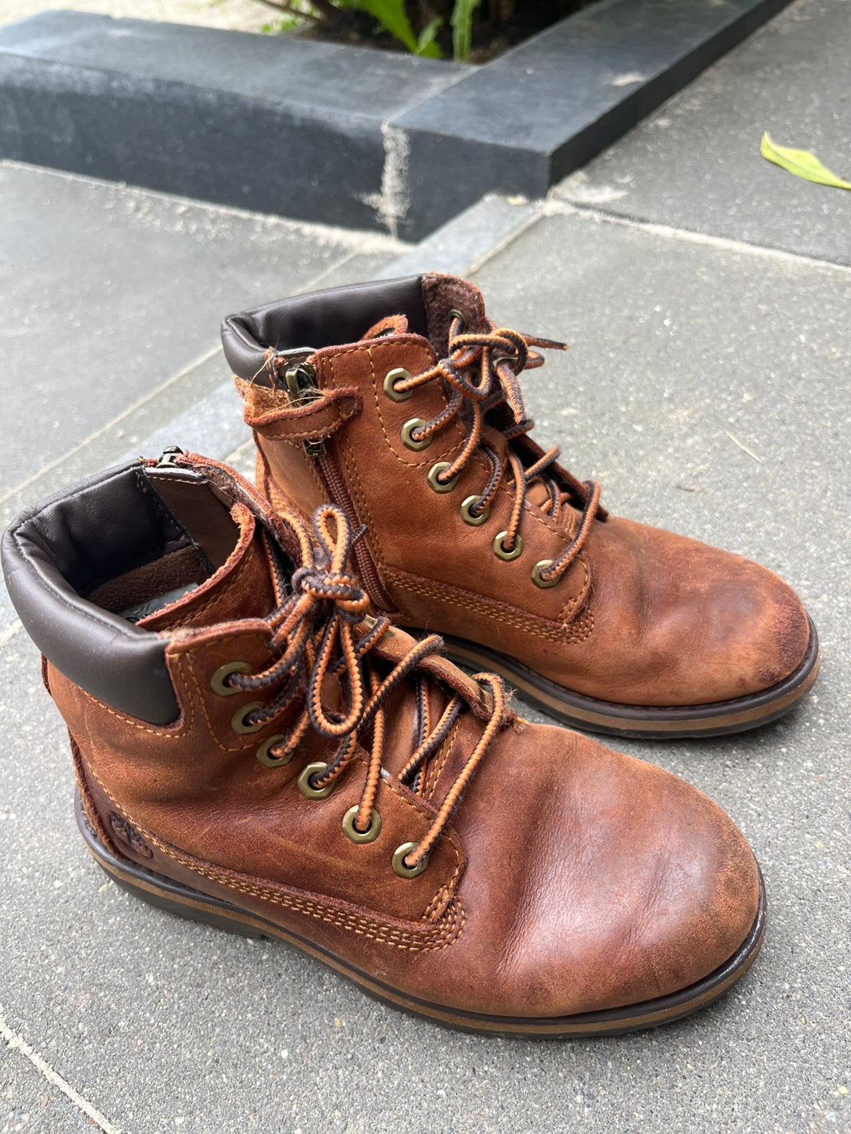 Stoere Timberland boots! Maat 32, Ophalen, Gebruikt, Schoenen, Jongen