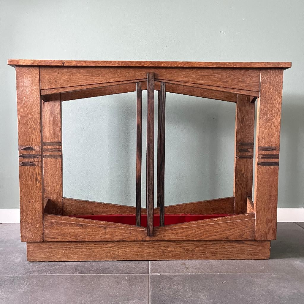 P.E.L. Izeren De Genneper Molen Haagse School paraplubak, Antiek en Kunst, Ophalen of Verzenden