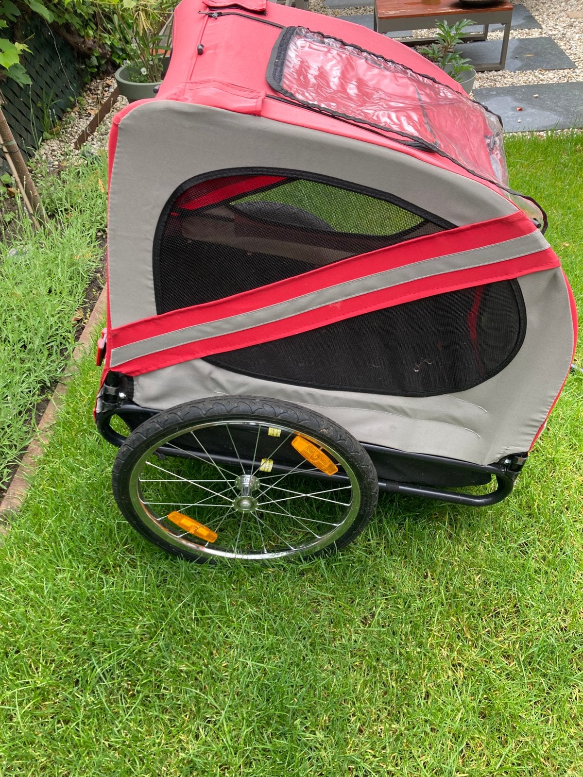 Honden aanhanger, Ophalen, Gebruikt, Hondenkar, Opvouwbaar
