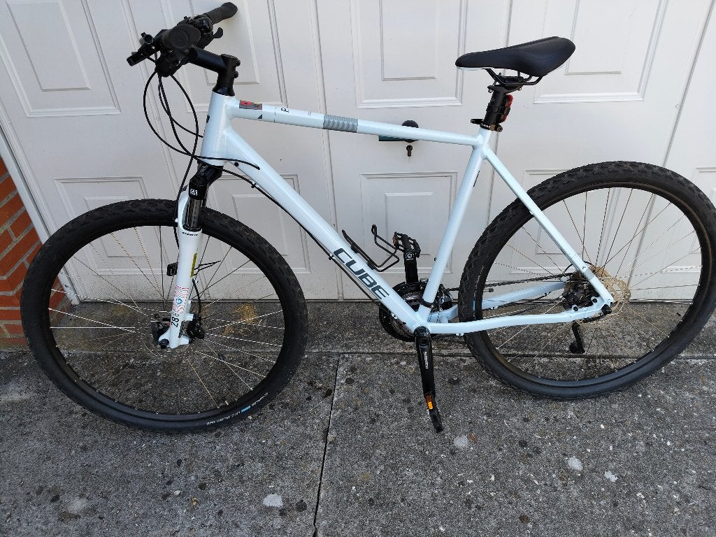 Cube Nature Pro Crosshybride (2023) – Maat L (58 cm), 28 inch, Vering, Zo goed als nieuw, 57 tot 61 cm