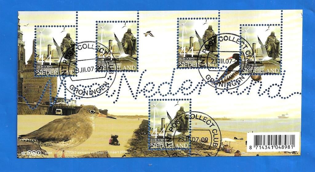 NVPH 2495 Mooi Nederland Vlissingen - 2007 gestempeld, Postzegels en Munten, Postzegels | Nederland, Verzenden, Na 1940, Gestempeld