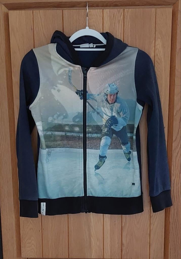 Name It vest met ijshockey print - Maat 146/152, Ophalen, Trui of Vest, Zo goed als nieuw, Jongen