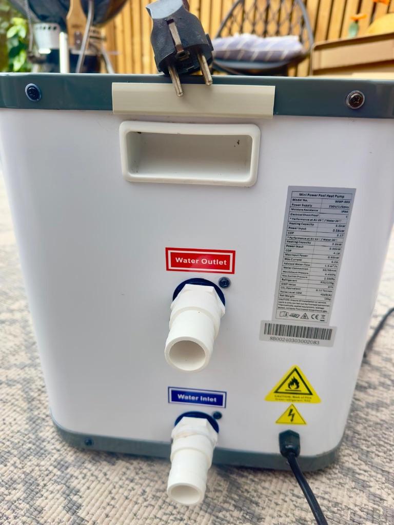 Zwembad warmtepomp W’eau 3KW tot 12.000 liter, Ophalen of Verzenden, Zo goed als nieuw, Verwarming