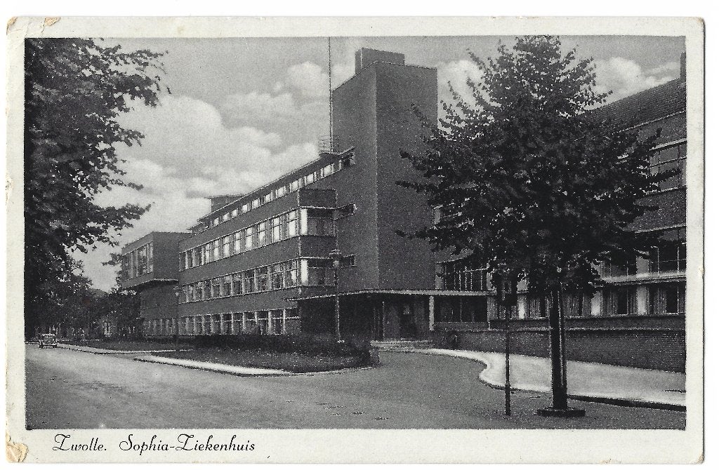 Zwolle, Sophia-Ziekenhuis, Verzenden, 1940 tot 1960, Gelopen, Overijssel