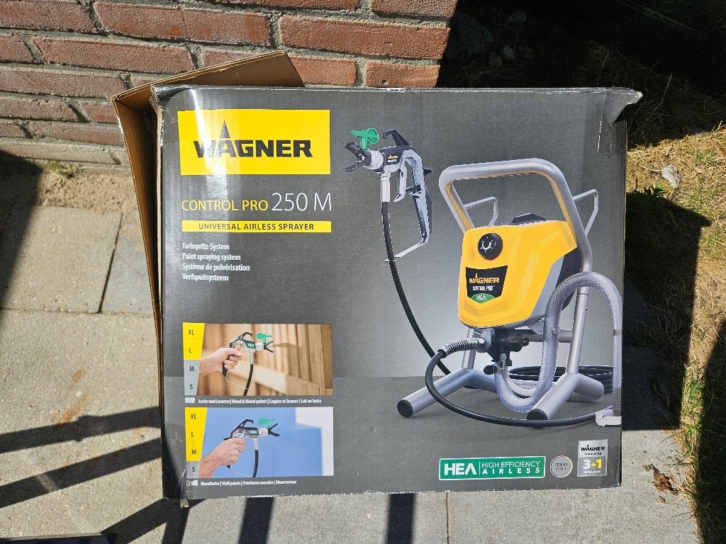 Wagner controlpro 250m verfspuit, Ophalen, Zo goed als nieuw, Verfspuit of Verfpomp