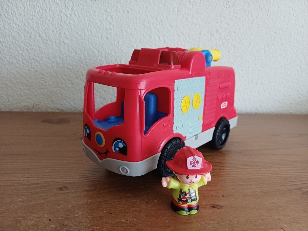 Fisher Price Little People brandweerwagen, Kinderen en Baby's, Speelgoed | Fisher-Price, Ophalen of Verzenden, Zo goed als nieuw