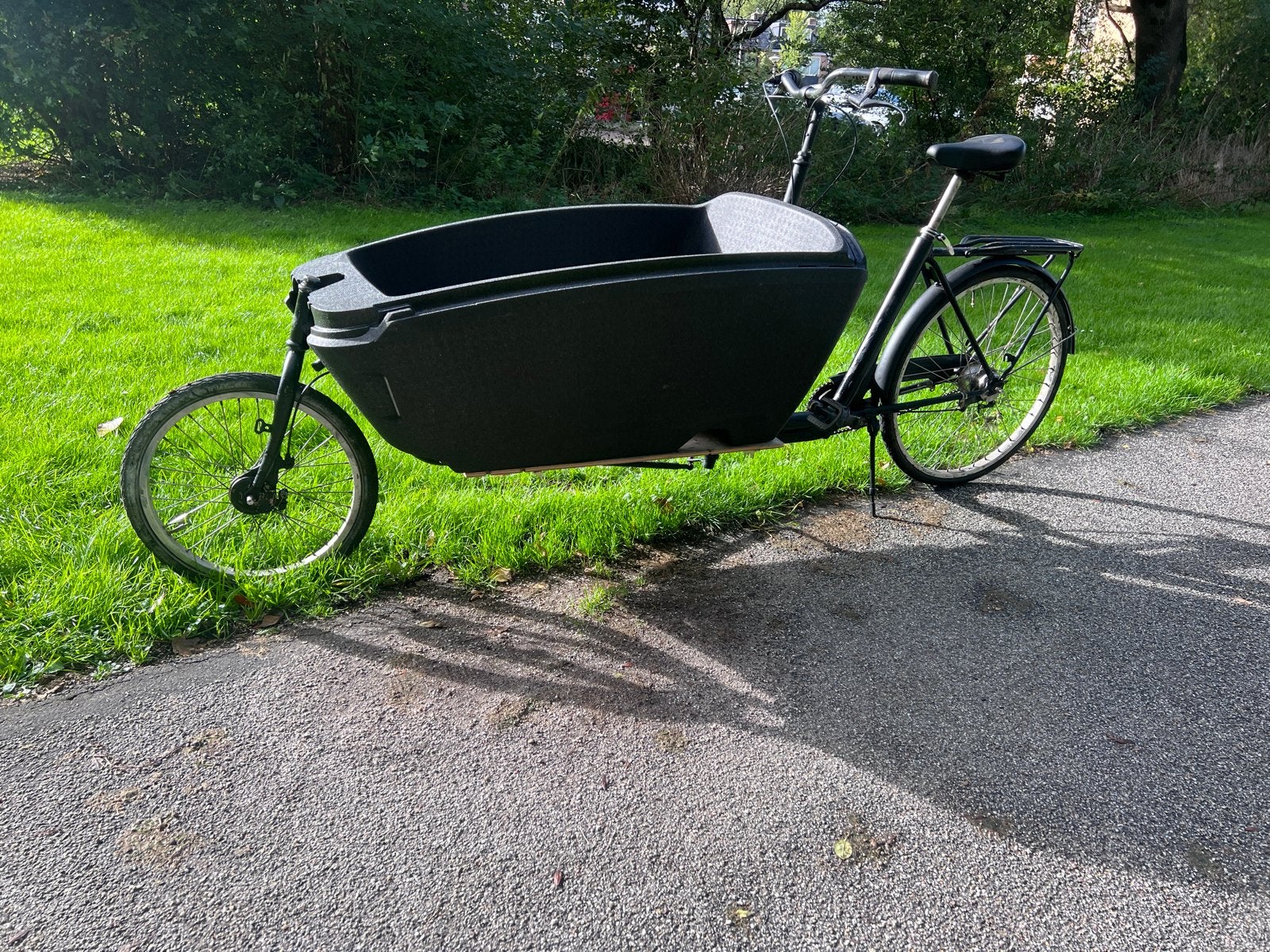 Bakfiets opknapper, Ophalen, Gebruikt, Goederen