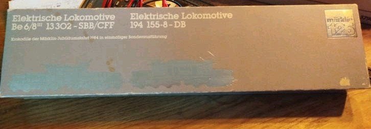 Märklin Krokodil Be 6/8 III 13302 SBB/CFF & 194 155-8 DB, Wisselstroom, Locomotief, Ophalen of Verzenden, Zo goed als nieuw