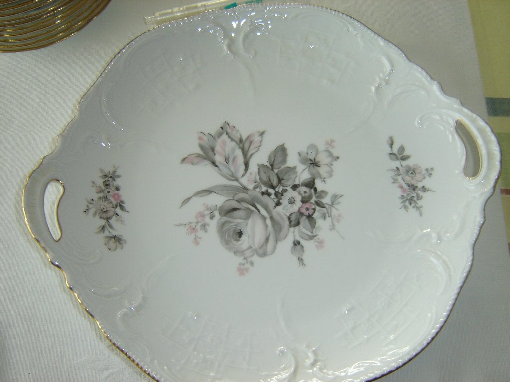Rosenthal Sanssouci Servies - 12 gebaks Bordjes en Schaal, Antiek en Kunst, Ophalen of Verzenden