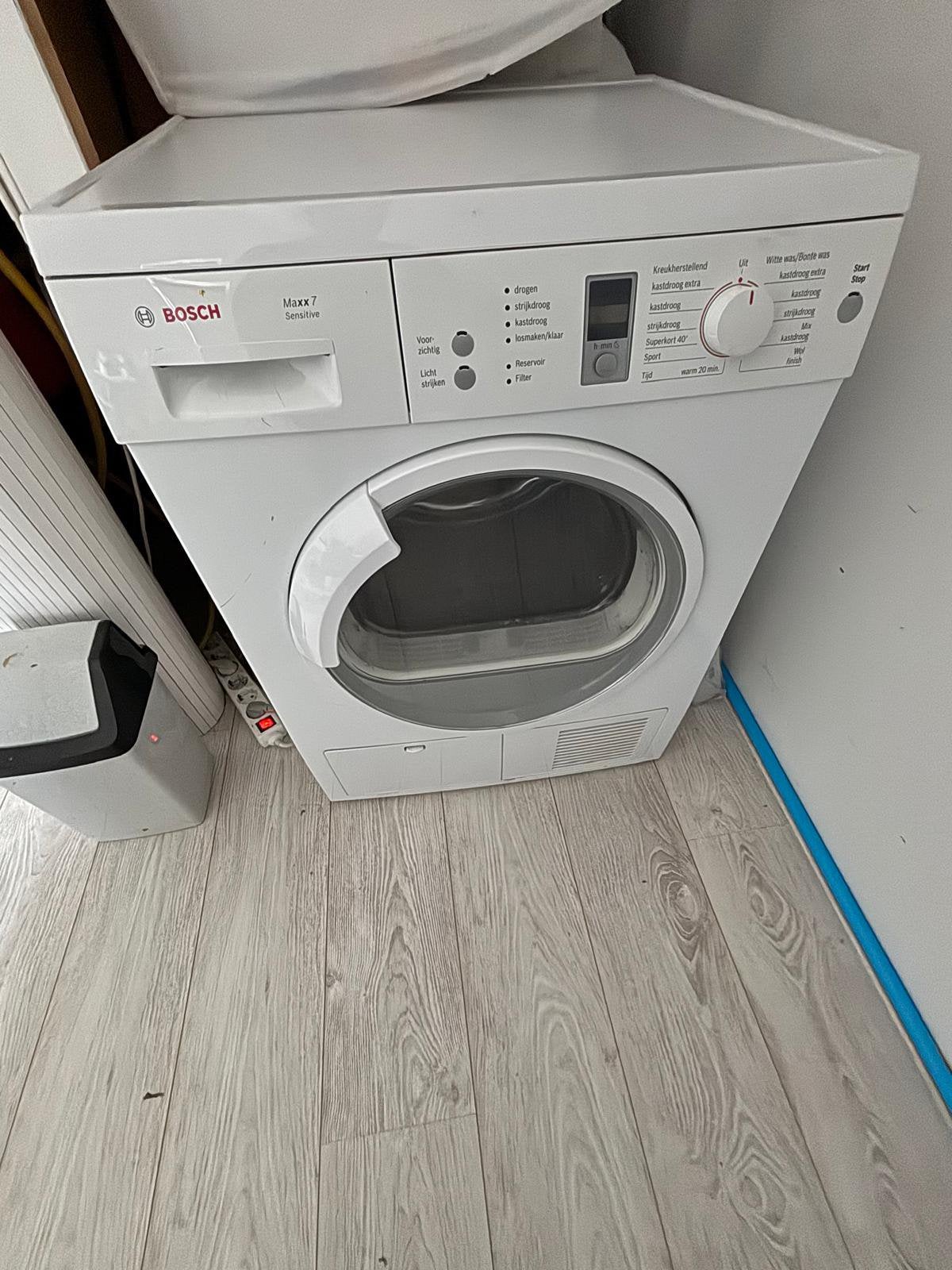 Droger, Witgoed en Apparatuur, Wasdrogers, Ophalen, 6 tot 8 kg, Gebruikt, Minder dan 85 cm