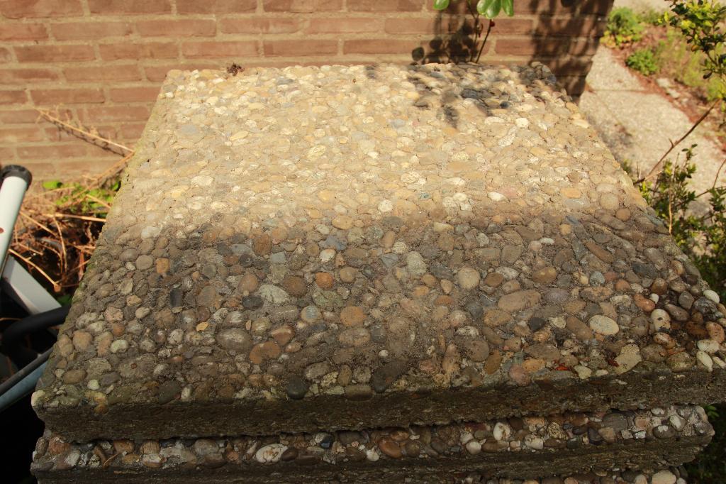 grindtegels, Tuin en Terras, Ophalen, Gebruikt, Beton, Terrastegels