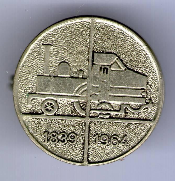 1839 - 1964 Nederlandse Spoorwegen (NS) broche ( J_049 ), Verzenden, Nieuw, Transport