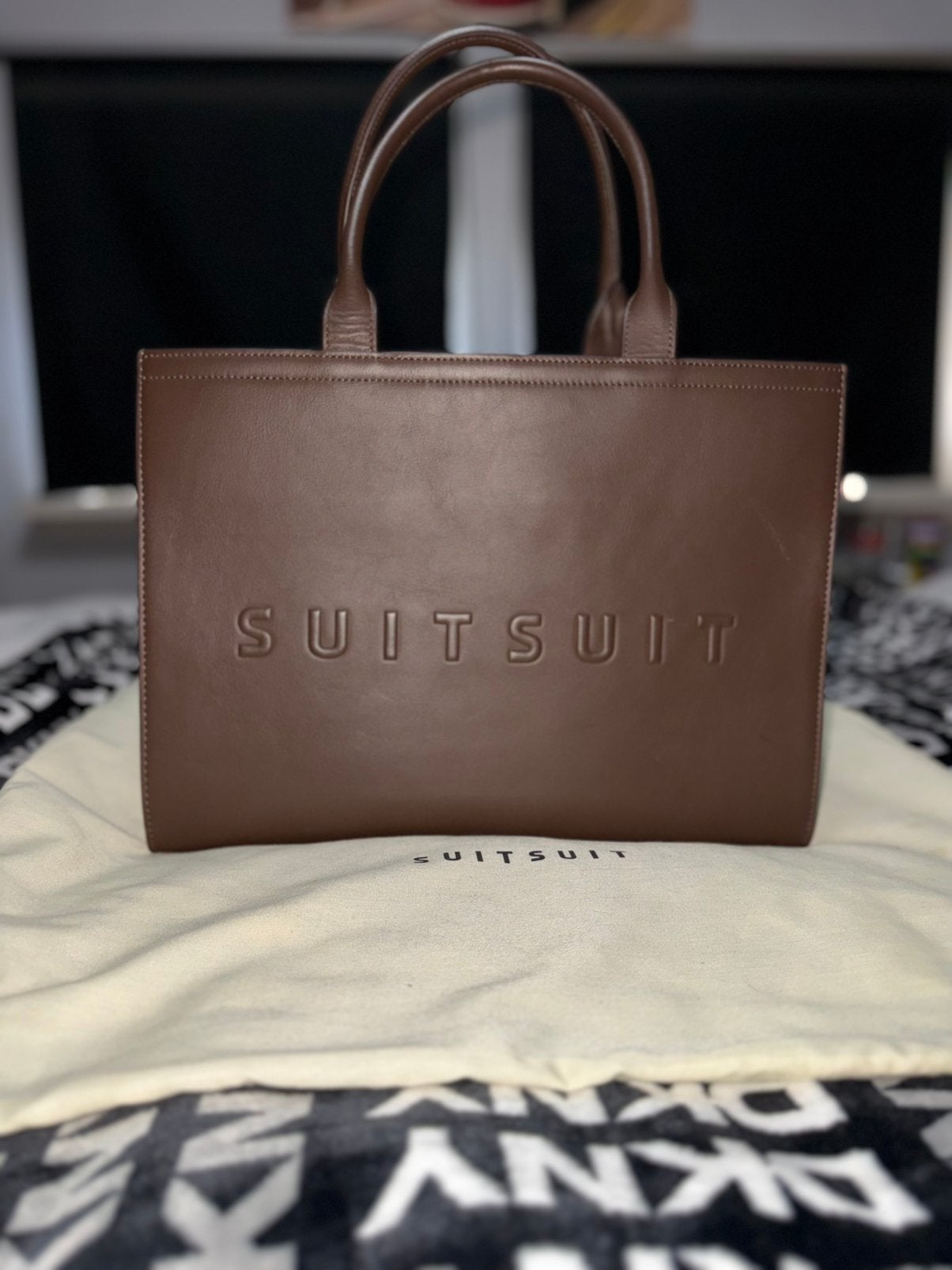 Suitsuit shopper choco, Ophalen of Verzenden, Gebruikt, Bruin, Shopper