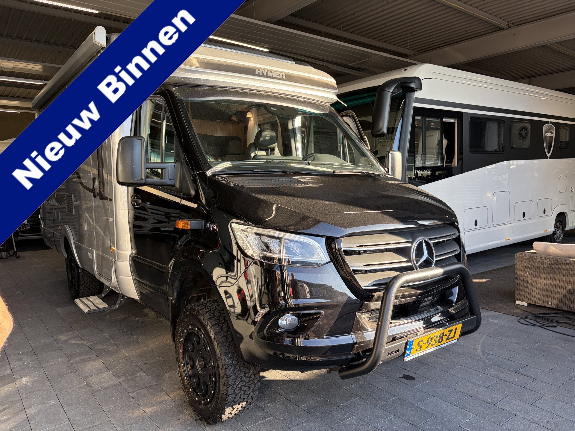 Hymer MLT 580 4X4 Levelsysteem Delta Velgen Airco (bj 2023), Caravans en Kamperen, Automaat, 7 tot 8 meter, Diesel, Hymer