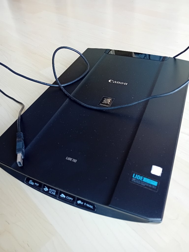 Scanner Canon LIDE 110, Computers en Software, Ophalen, Gebruikt, Canon, Windows