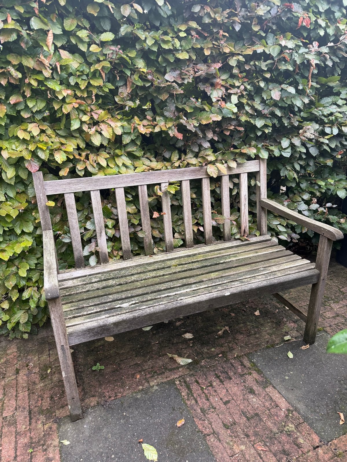 Teakhouten tuinbank - Opknapper, Ophalen, Gebruikt, Teakhout