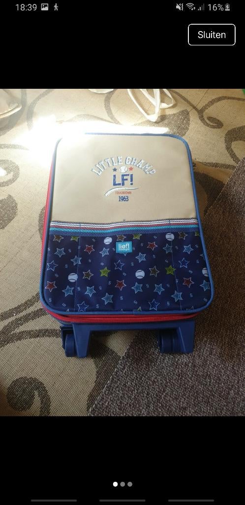 Kinderkoffer merk Lief, Hard kunststof, Minder dan 50 cm, Ophalen of Verzenden, Zo goed als nieuw