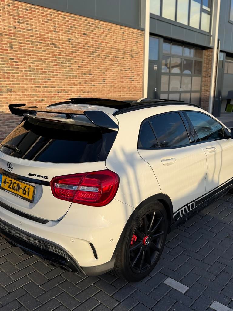 Mercedes-Benz GLA 45 S AMG 360pk AMG full opties kuip, Auto's, Mercedes-Benz, 4 cilinders, 360 pk, Wit, Origineel Nederlands