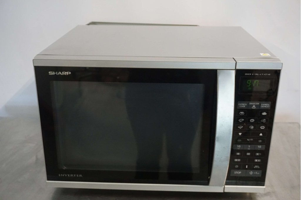 Sharp inverter combi magnetron combimagnetron | R-971 (in) W, Combimagnetron, Gebruikt, Draaiplateau, Niet ingevuld