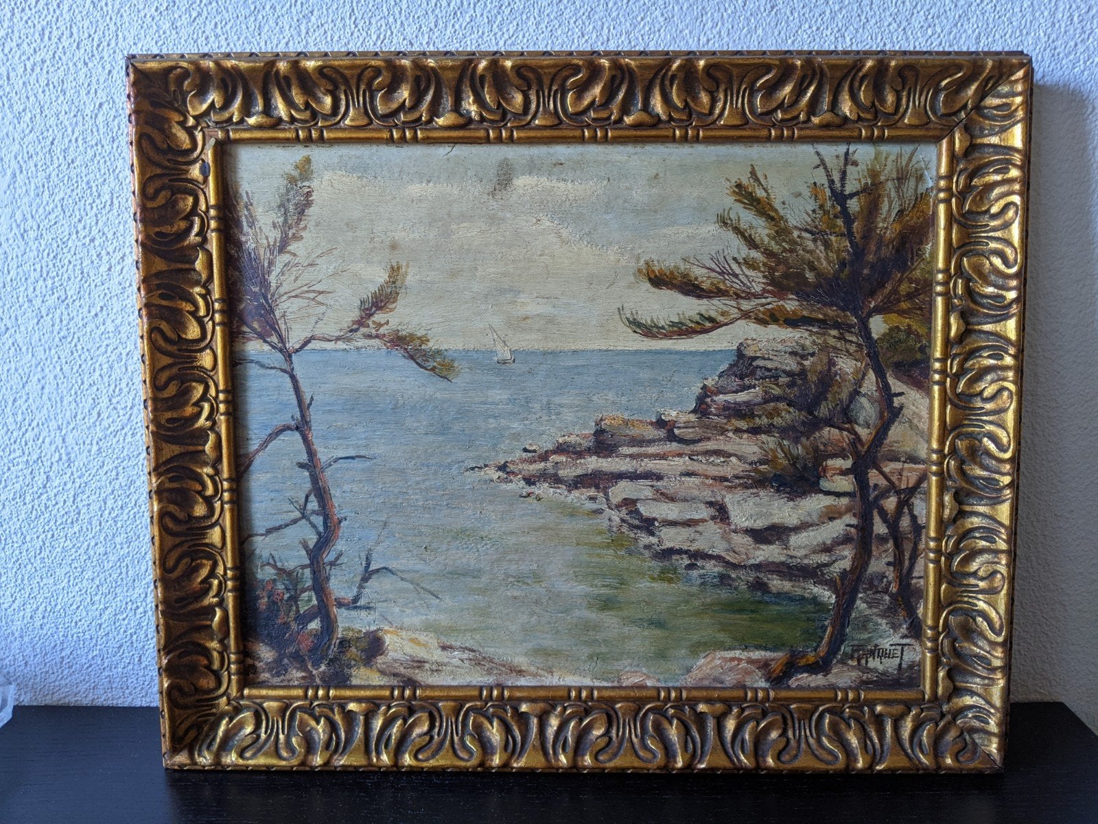 Antiek Kunstwerk Pierre Léopold Albert Marquet, Maritiem / water, Doek, Origineel werk, Impressionistisch